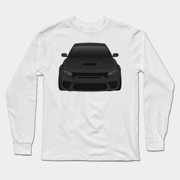 Charger Widebody Granite Long Sleeve T-Shirt by VENZ0LIC